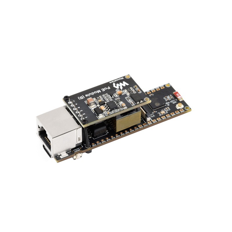 Płytka rozwojowa ESP32-S3 ETH z Ethernet 10/100 Mbs i PoE - Waveshare 28771