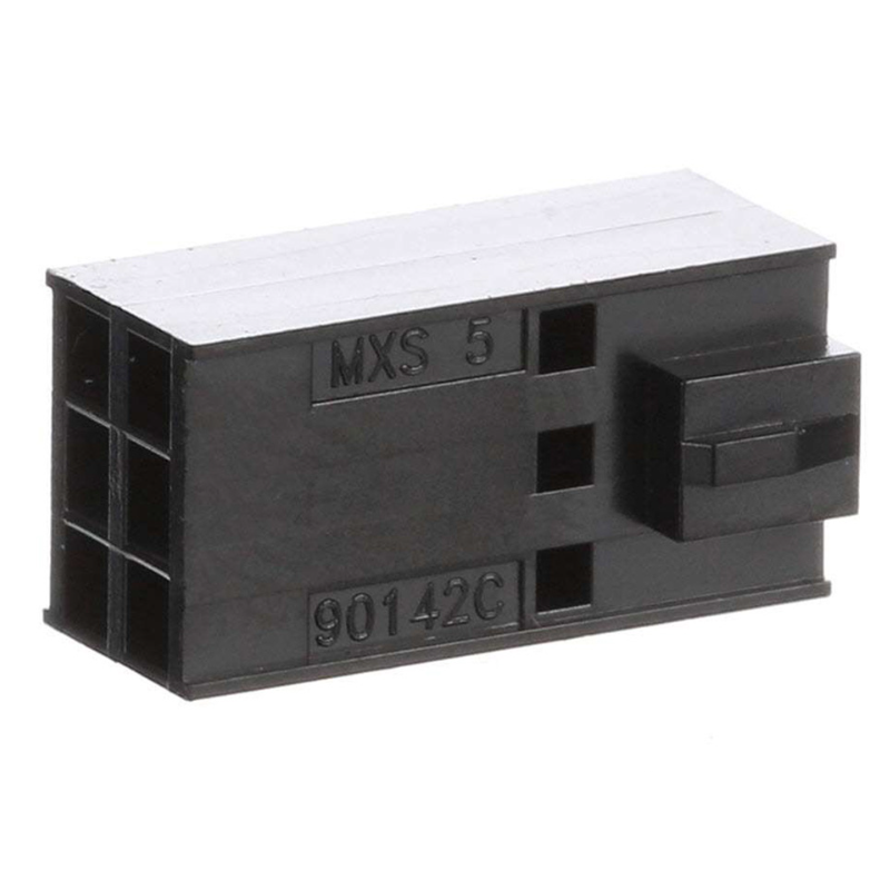 2.54 mm Plug Housing 2x3 Female Black
