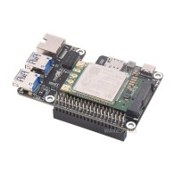 HAT PCIe do MiniPCIe/GbE/USB 3.2 Gen1 z 4G SIM7600G-H dla Raspberry Pi 5 - Waveshare 28143