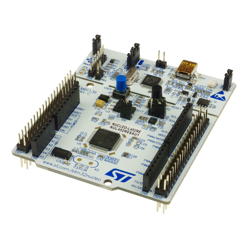 NUCLEO-L452RE - стартовий комплект з мікроконтролером сімейства STM32 (STM32L452RE)