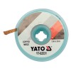 Plecionka do odsysania cyny 2mm (taśma rozlutowująca) YATO YT-82531