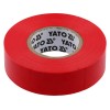 Taśma elektroizolacyjna 19mmx20mx0,13mm czerwona YATO YT-8166