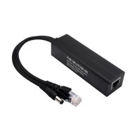 Industrial PoE Gigabit splitter with 5 V/5 A DC output - Waveshare 27737