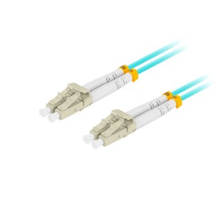 Fiber Patchcord LC/UPC–LC/UPC OM3 Duplex 2 m - Lanberg FO‑LULU‑MD31‑0020‑TQ