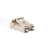 Lanberg FO‑LULU‑MD31‑0020‑TQ – close‑up front view of single LC/UPC connector