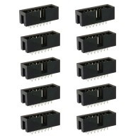 Gniazdo męskie IDC 14P proste 2,54 mm – 10 szt.