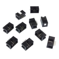 Gniazdo męskie IDC 6P proste 2,54 mm – 10 szt.