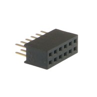 Female pin socket PIN: 12, 1.27mm THT 2x6 1A, DS1065-03-2x6S8BV