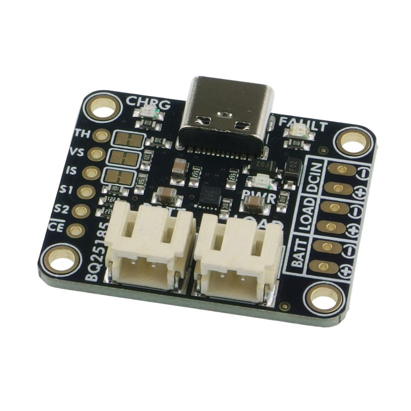 BQ25185 USB/DC/Solar Charger - module with Li-Ion/Li-po battery charger