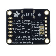 BQ25185 USB/DC/Solar Charger - module with Li-Ion/Li-po battery charger
