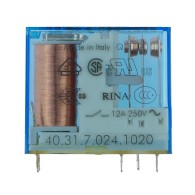 Electromagnetic relay SPDT, 24V DC, 10A/250VAC, Finder 40.31.7.024.1020