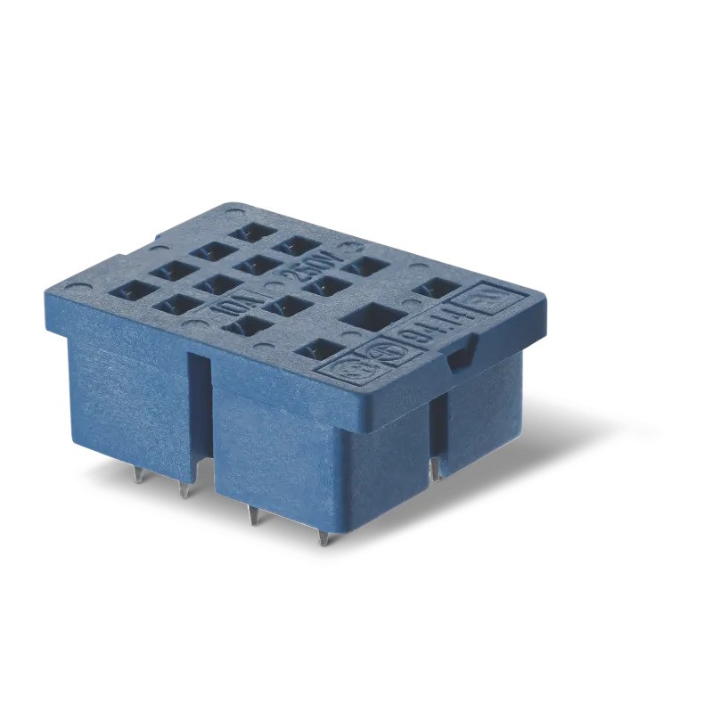 Socket for electromagnetic relay, Finder 94.14SMA