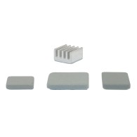 Set of ceramic heat sinks for Raspberry Pi 4B - 4 pcs.