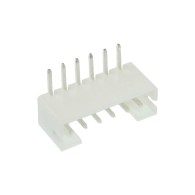 Angled wire-board socket JST PH-2.0, 6-pin, 2mm raster - 10 pcs.