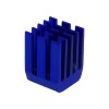 Aluminum heat sink for Raspberry Pi 4B, blue