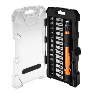 13-Piece Precision Knife Set with Handle – Neo Tools 63-023