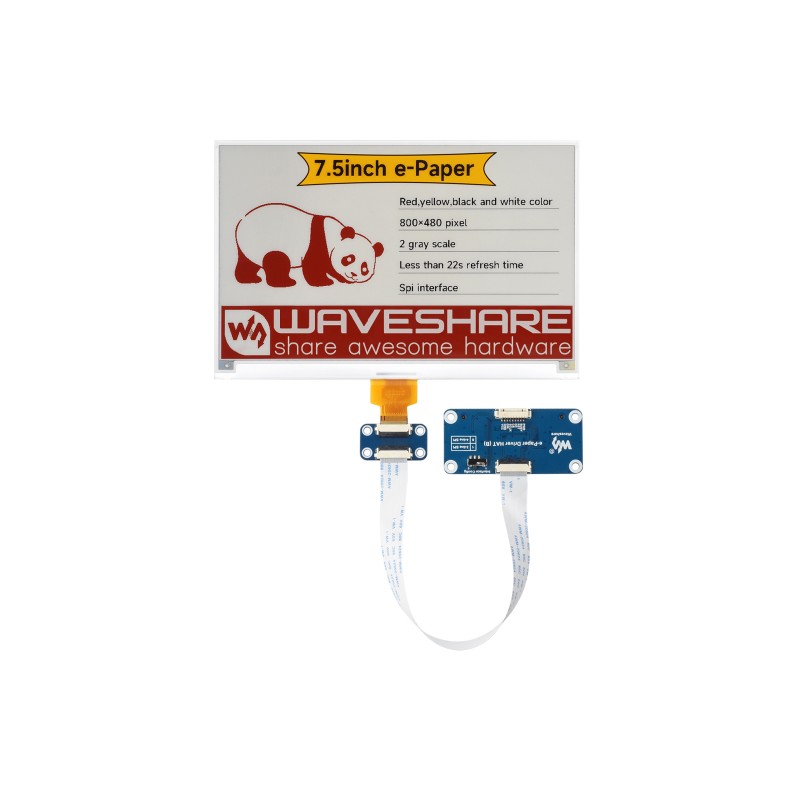7.5inch e-Paper HAT (H) 7.5inch e-Paper HAT (H)