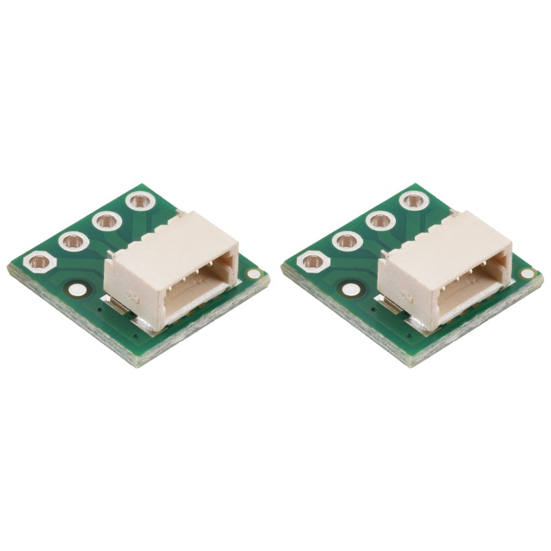 Breakout boards for JST SH-Style Connectors with 0.1″ pitch screw terminal blocks.