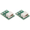 Breakout boards for JST SH-Style Connectors with 0.1″ pitch screw terminal blocks.