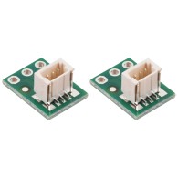 Breakout boards for JST SH-Style Connectors with 0.1″ pitch screw terminal blocks.