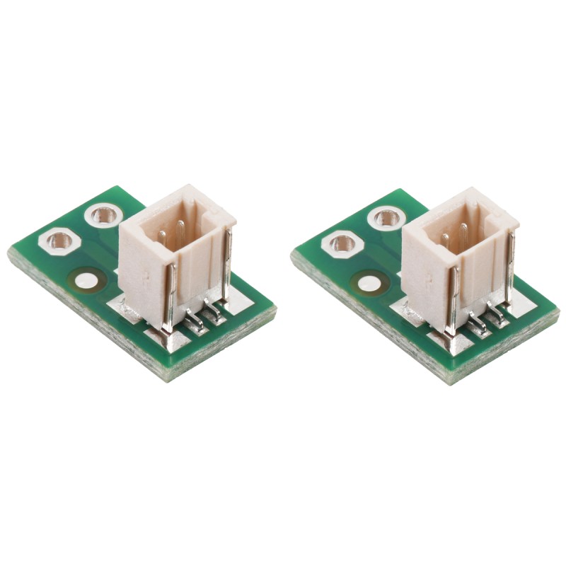 Breakout boards for JST SH-Style Connectors with 0.1″ pitch screw terminal blocks.
