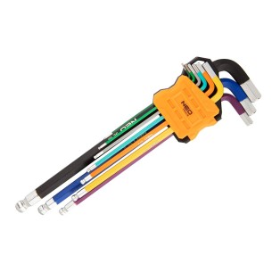 Hex key set 1.5–10 mm 9 pcs – Neo Tools 09-512