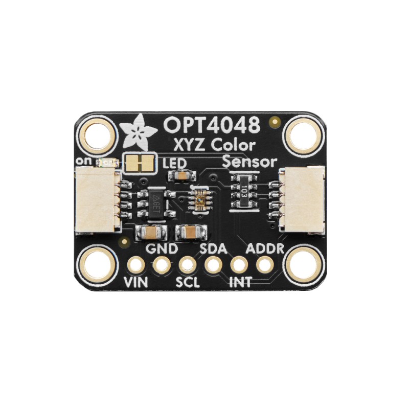 Adafruit OPT4048 – датчик кольору та освітленості XYZ/Lux