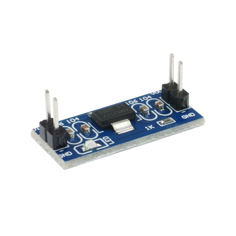 Moduł zasilający ze stabilizatorem liniowym 5V / 800mA AMS1117