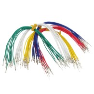 Przewody połączeniowe M-F różnokolorowe 18 cm - 50 szt.