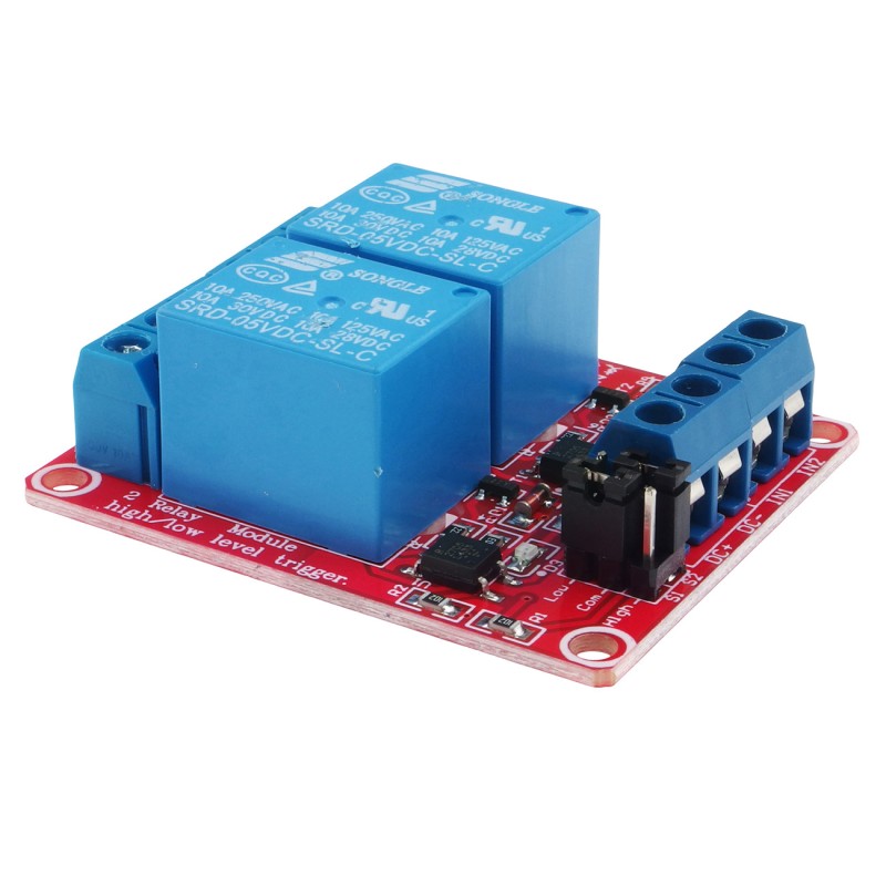 modRL02_ISO - power module with two 5V relays and optoisolation of ...
