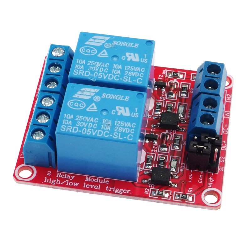 modRL02_ISO - power module with two 5V relays and optoisolation of ...