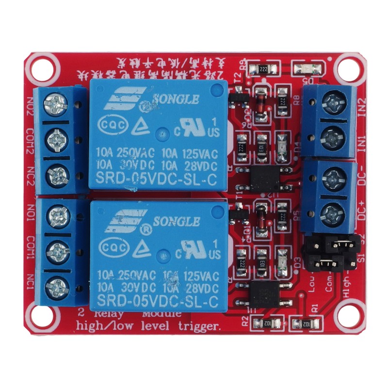modRL02_ISO - power module with two 5V relays and optoisolation of ...