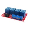 modRL04_ISO - power module with four 5V relays and optoisolation of inputs