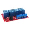 modRL04_ISO - power module with four 5V relays and optoisolation of inputs