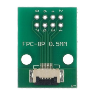FPC/FFC 0.5mm 8-pin to DIP adapter