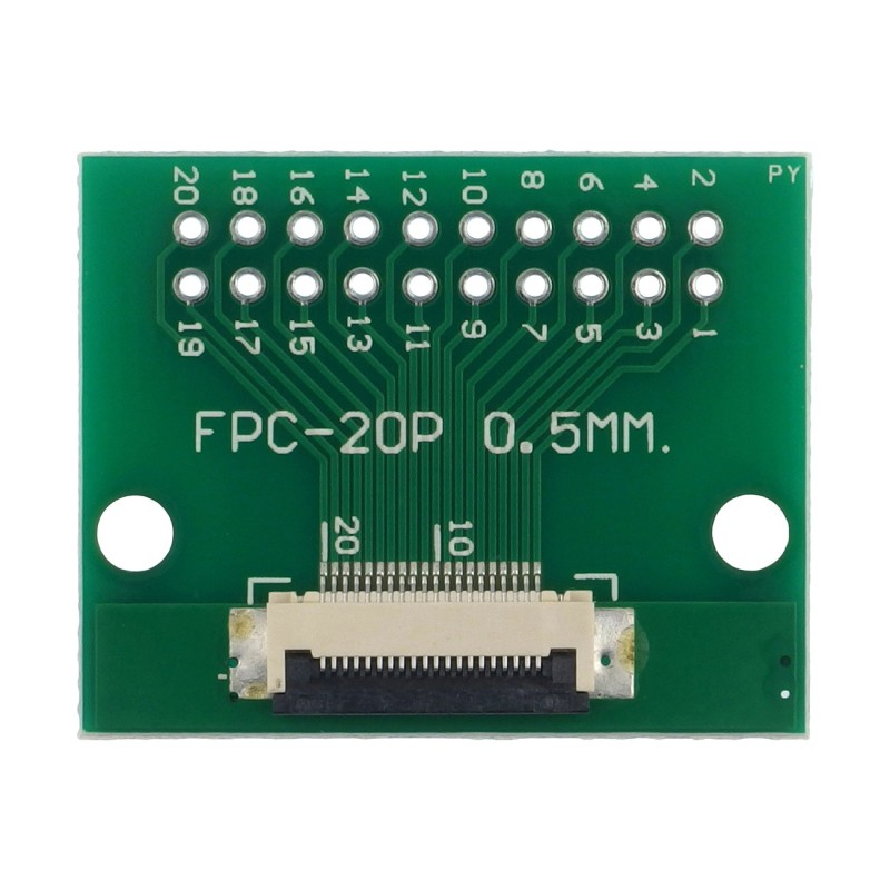 FPC/FFC 0.5mm 20-pin to DIP adapter