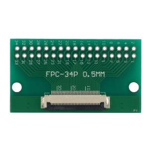 FPC/FFC 0.5mm 34-pin to DIP adapter