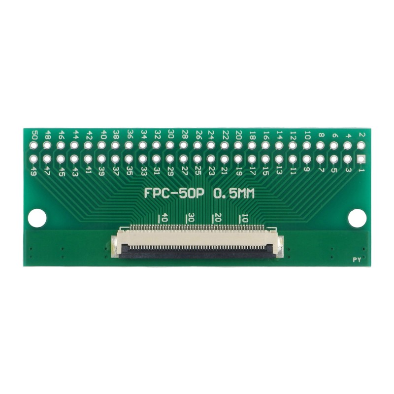 FPC/FFC 0.5mm 50-pin to DIP adapter