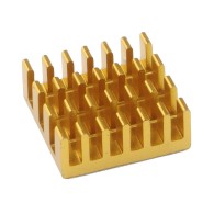 Zestaw aluminiowych radiatorów do Raspberry Pi 4B, złote - 4 szt.