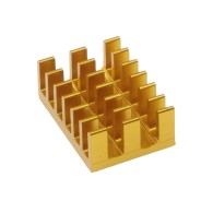 Zestaw aluminiowych radiatorów do Raspberry Pi 4B, złote - 4 szt.