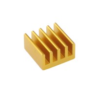 Zestaw aluminiowych radiatorów do Raspberry Pi 4B, złote - 4 szt.