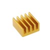 Zestaw aluminiowych radiatorów do Raspberry Pi 4B, złote - 4 szt.