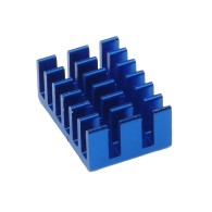 Zestaw aluminiowych radiatorów do Raspberry Pi 4B, niebieskie - 4 szt.