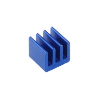 Zestaw aluminiowych radiatorów do Raspberry Pi 4B, niebieskie - 4 szt.
