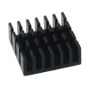 Set of aluminum heat sinks for Raspberry Pi 4B, black - 4 pcs.
