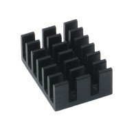 Zestaw aluminiowych radiatorów do Raspberry Pi 4B, czarne - 4 szt.