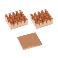 Set of copper heat sinks - 3 pcs.