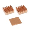Set of copper heat sinks - 3 pcs.