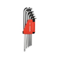 Hex Key Set with Ball End 12 pcs – Yato YT-5838