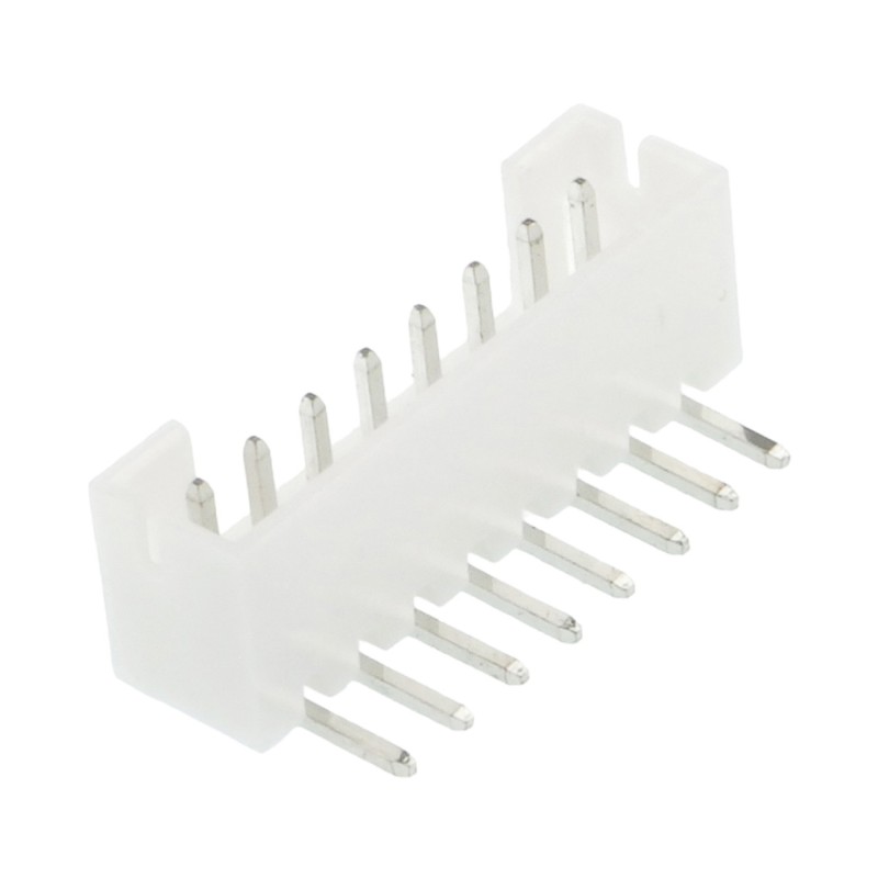 Angled wire-board socket JST PH-2.0, 8-pin, 2mm raster - 10 pcs.